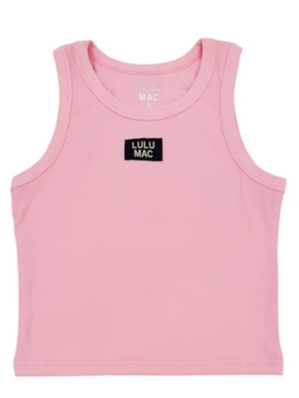 Girls' Pink Sleeveless Tank Top